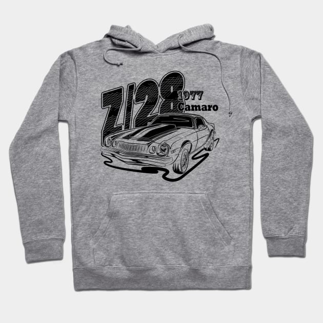 Camaro Z/28 (Black Print) Hoodie by WINdesign